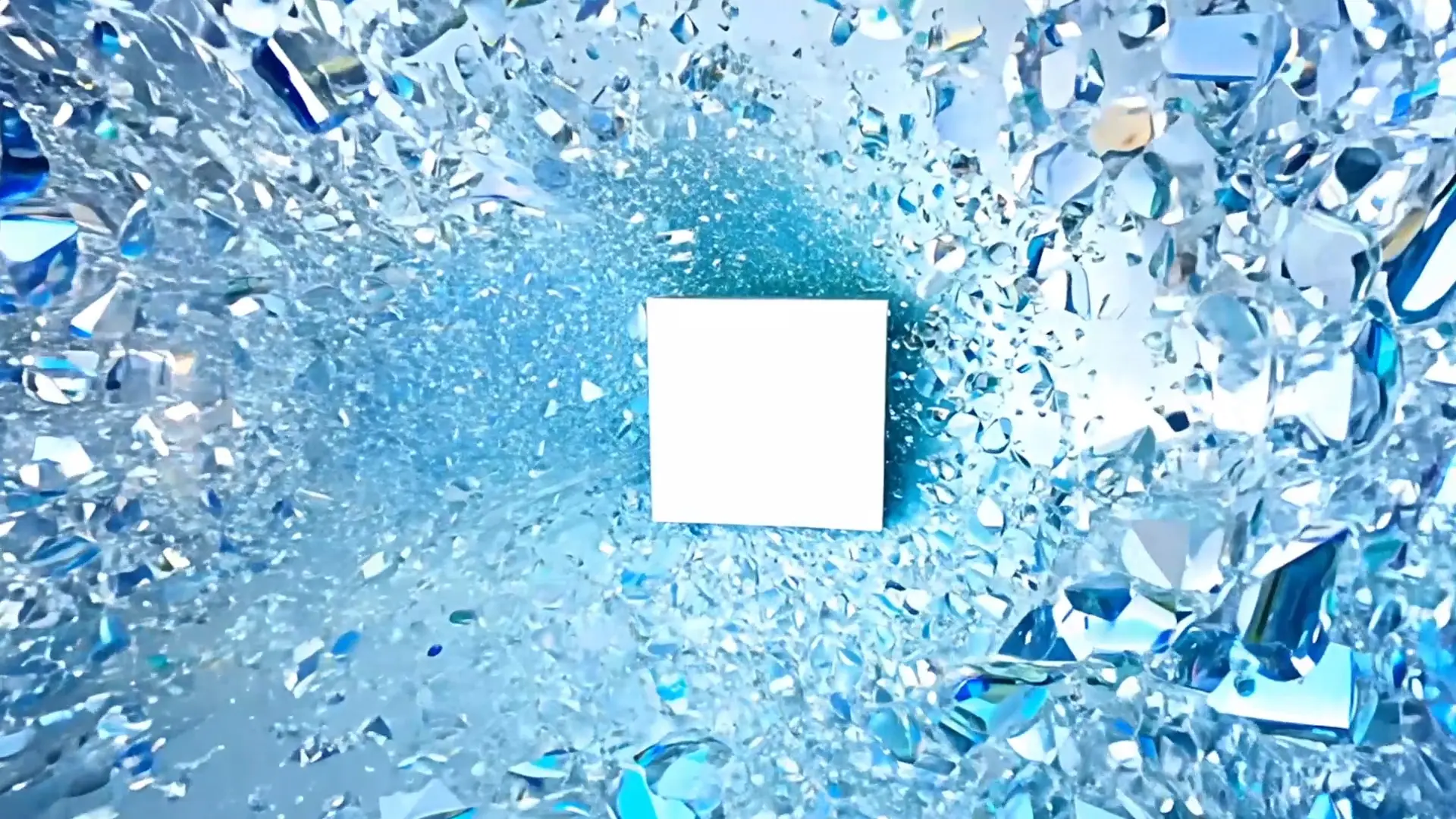 Dynamic Crystal Explosion Video for High-Impact Logo Animation